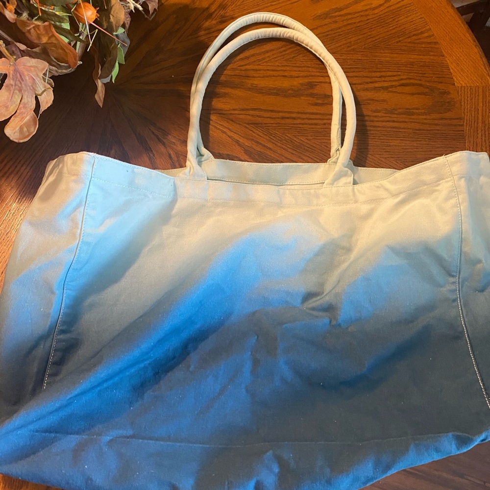 Athleta Gradient Blue Tote Bag - Picture 4 of 6